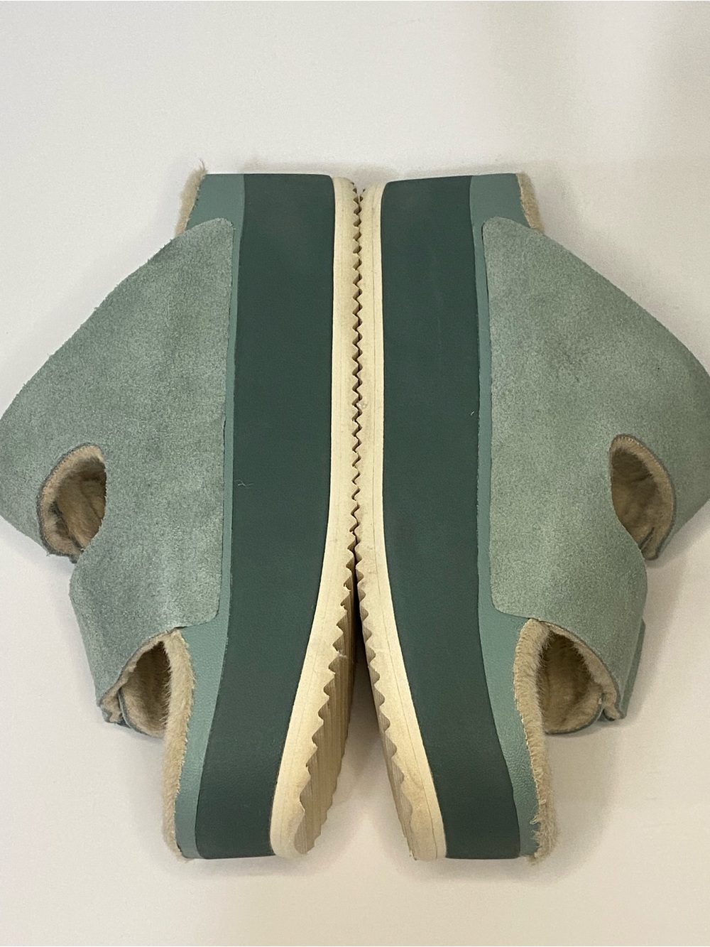 REEF Frosty Platform Slide Sandals Women’s Size 9 Seafoam Green EUC - Picture 4 of 11